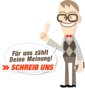 Für uns zählt deine Meinung! Schreib uns! Visual Meinung